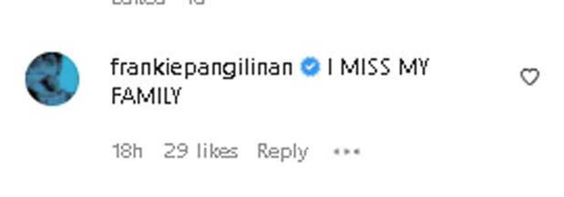 Frankie Pangilinan, naiyak dahil nami-miss na ang kanyang pamilya Frankie Pangilinan, naiyak dahil nami-miss na ang kanyang pamilya