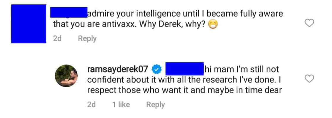 Derek Ramsay, nag-explain sa kumwestiyon ng "intelligence" niya dahil hindi pa siya nagpapabakuna Derek Ramsay, nag-explain sa kumwestiyon ng "intelligence" niya dahil hindi pa siya nagpapabakuna