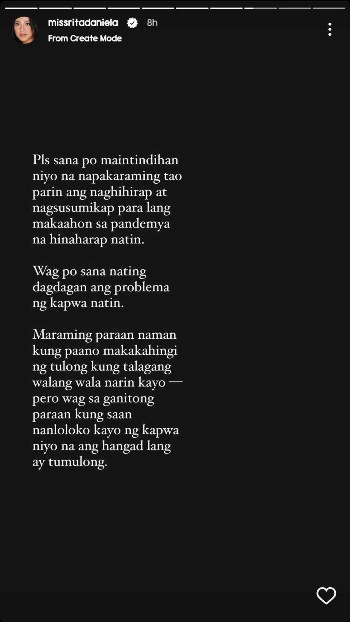 Rita Daniela warns fans; expresses disappointment over fake fan page online Rita Daniela warns fans; expresses disappointment over fake fan page online