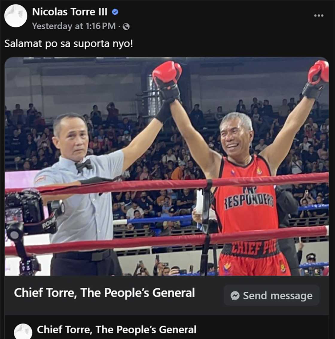 Former PNP Chief Nicolas Torre III breaks silence on ouster with social media post Former PNP Chief Nicolas Torre III breaks silence on ouster with social media post