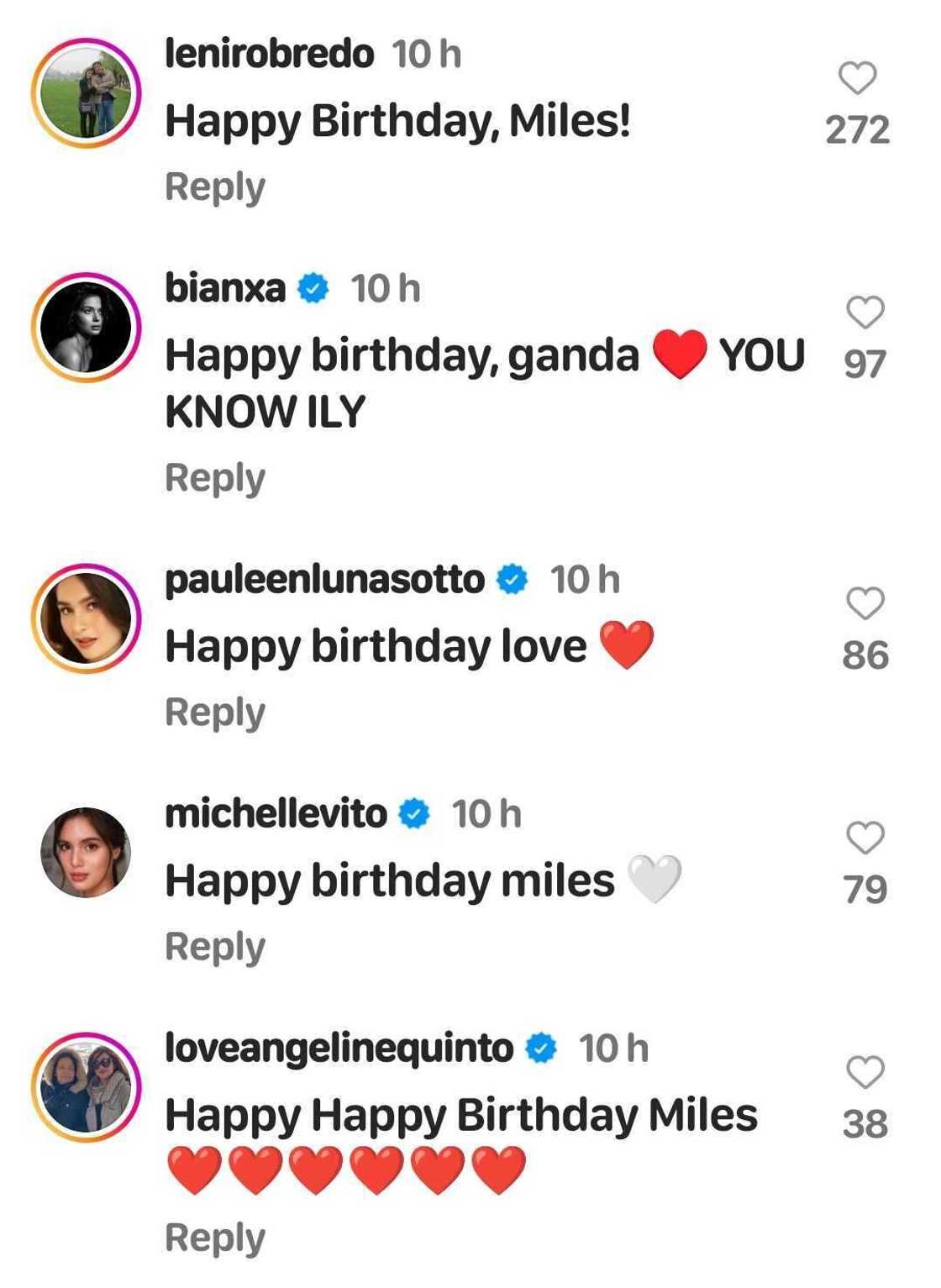 Miles Ocampo, “grateful” sa birthday niya; inulan ng pagbati mula sa celebrities Miles Ocampo, “grateful” sa birthday niya; inulan ng pagbati mula sa celebrities
