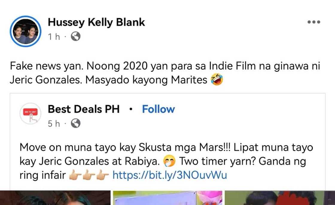 Jeric Gonzales' viral photos with a man turn out to be from his 2020 indie film Jeric Gonzales' viral photos with a man turn out to be from his 2020 indie film