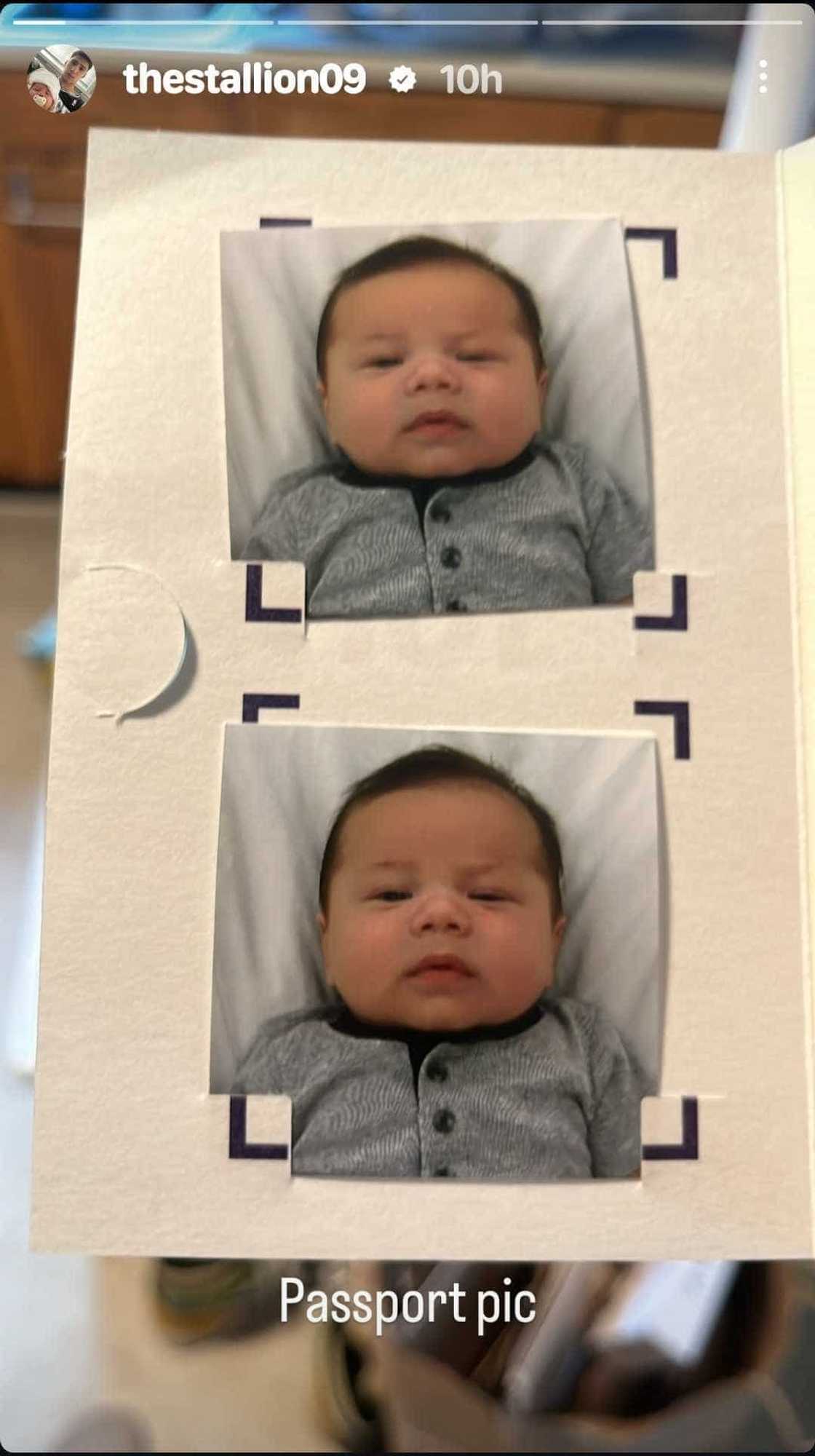 Albie Casiño, ibinida ang cute na passport pic ng baby niya Albie Casiño, ibinida ang cute na passport pic ng baby niya