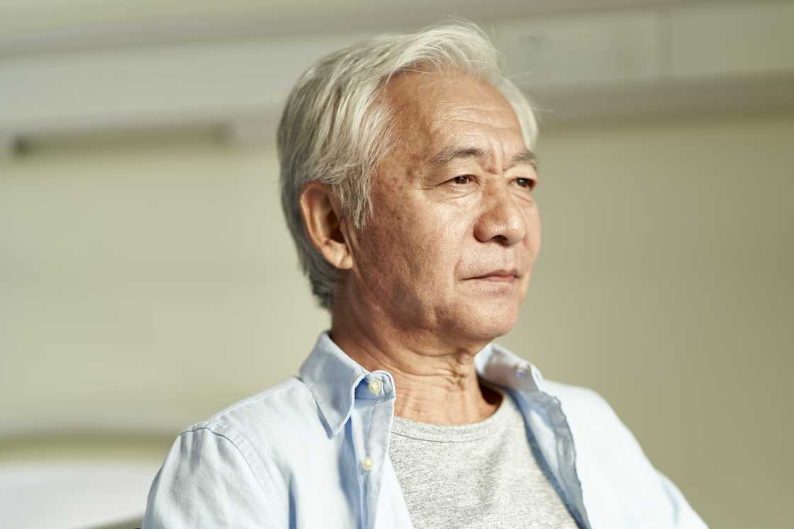 A elderly man