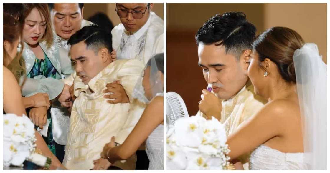 "Himatay" moment ng isang groom sa kanyang kasal, viral "Himatay" moment ng isang groom sa kanyang kasal, viral