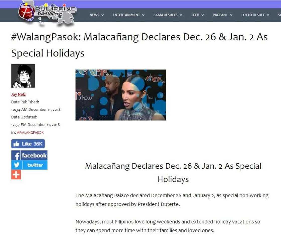 Fact check: Is it holiday on December 26 and January 2? Fact check: Is it holiday on December 26 and January 2?