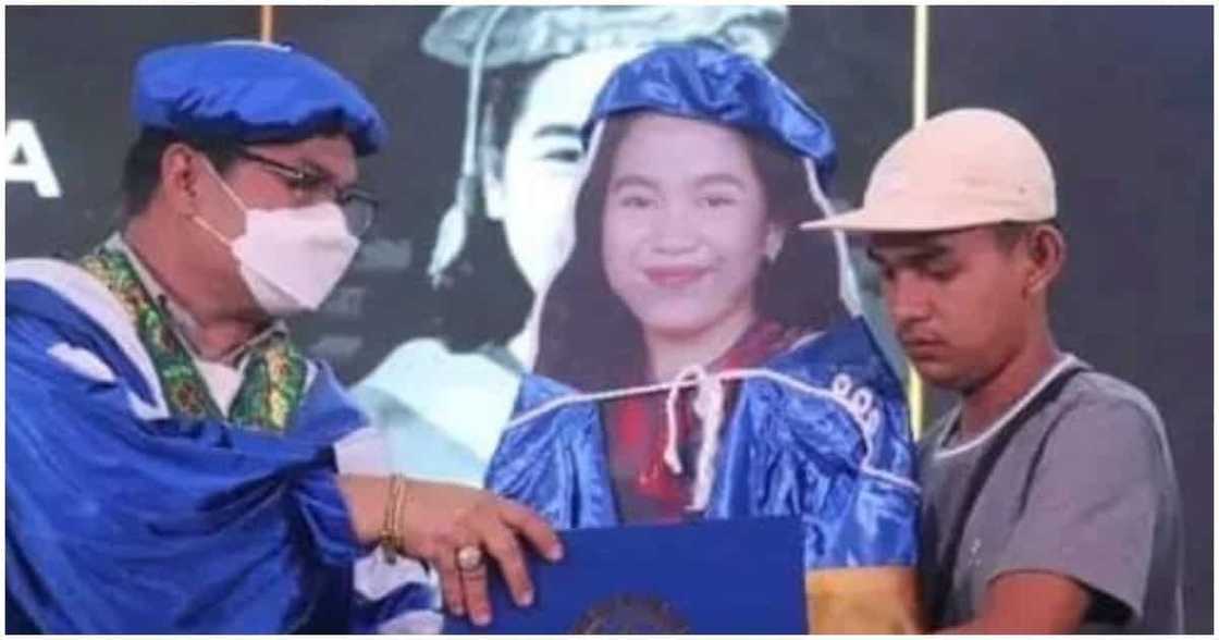 Estudyanteng pumanaw bago ang Graduation, pinagawan ng standee ng mga kaklase