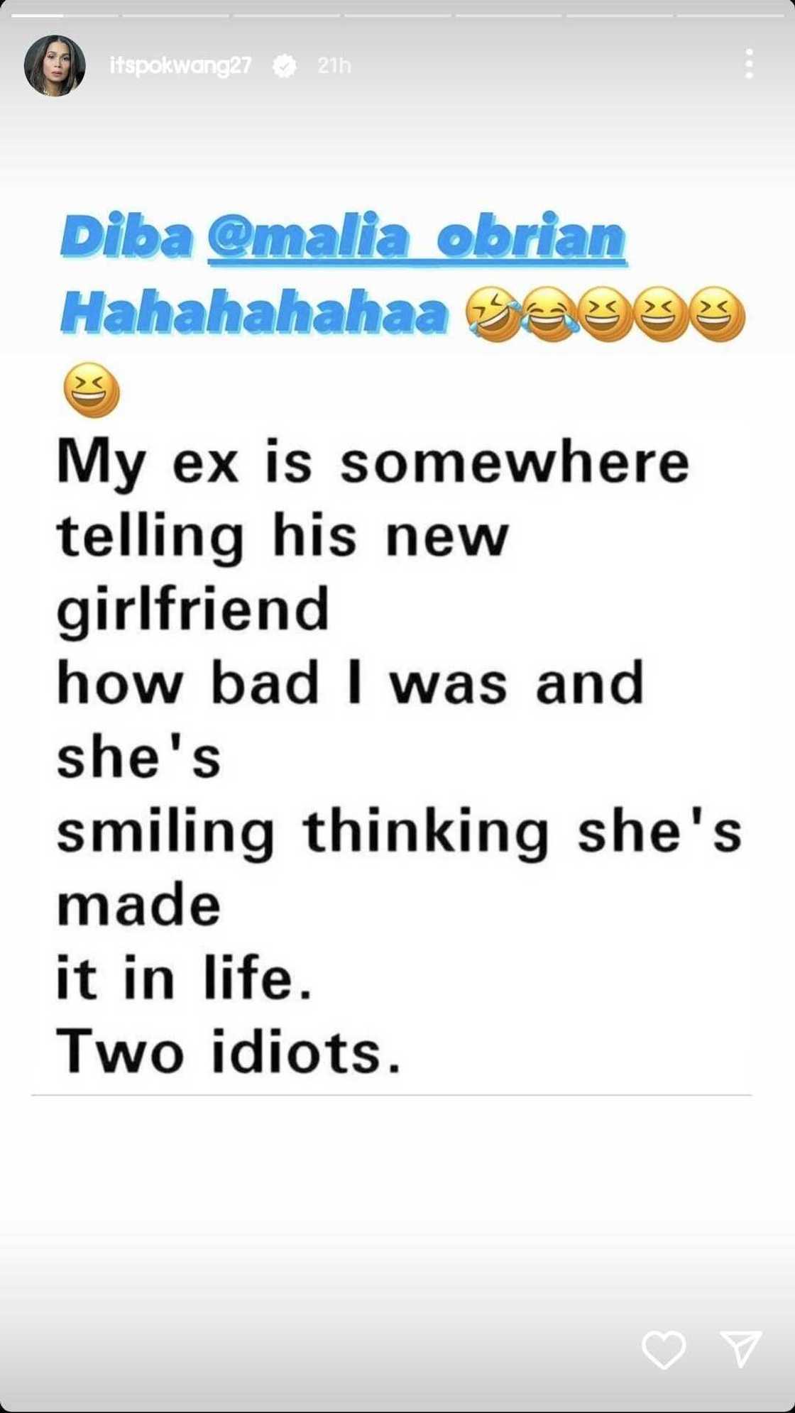 Pokwang goes viral for sharing cryptic social media post about "two idiots" Pokwang goes viral for sharing cryptic social media post about "two idiots"