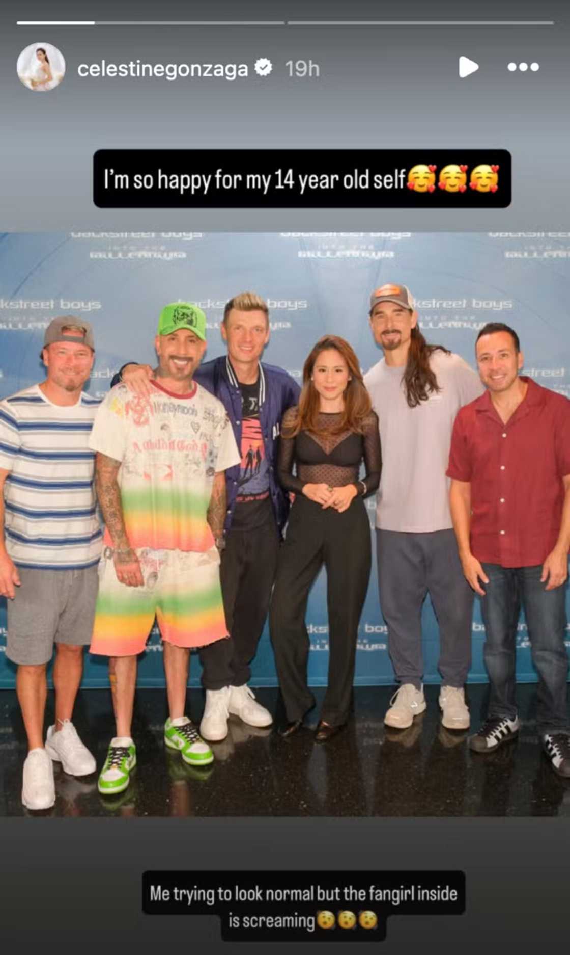 Toni Gonzaga meets Backstreet Boys: “I’m so happy for my 14-year-old self”