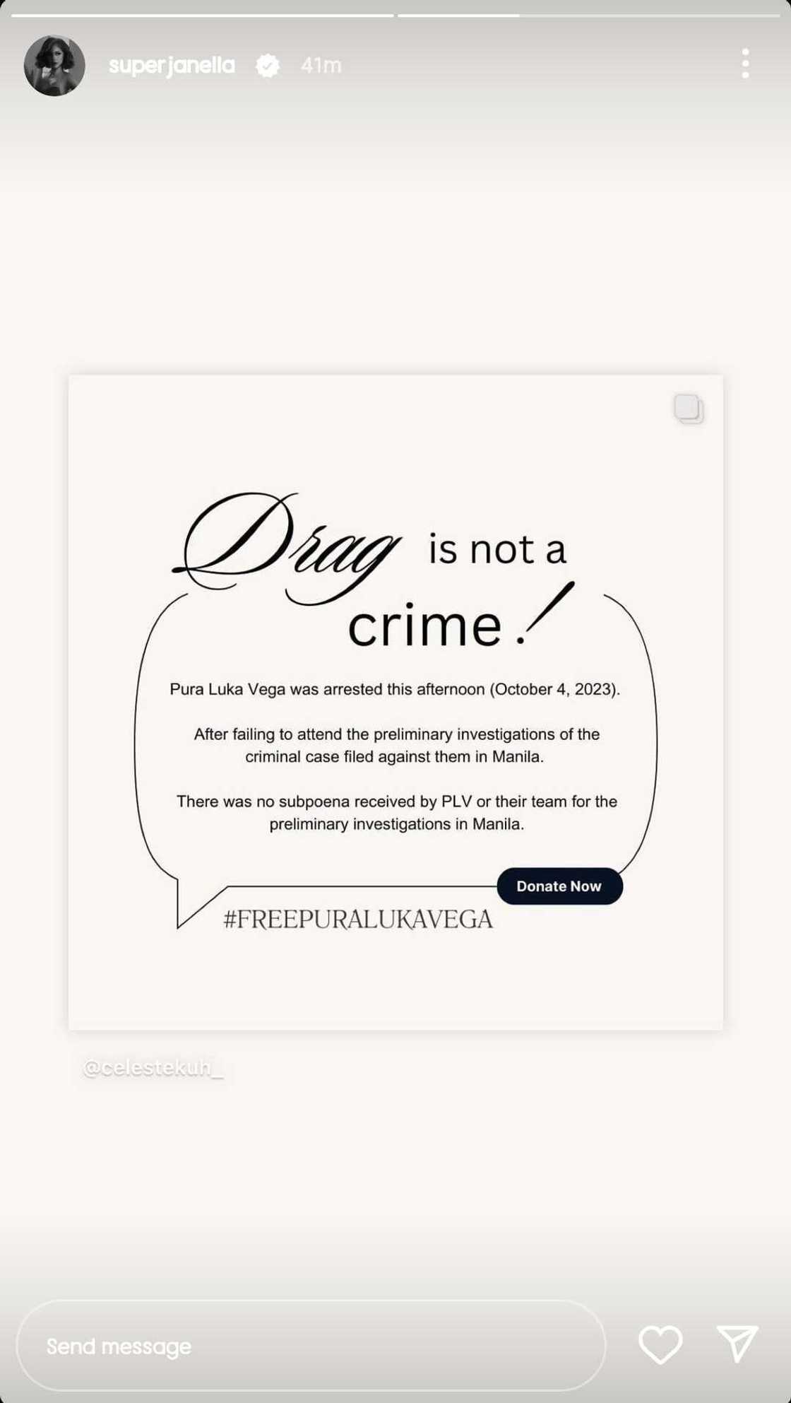 Janella Salvador, nagpahayag ng suporta para kay Pura Luka Vega Janella Salvador, nagpahayag ng suporta para kay Pura Luka Vega