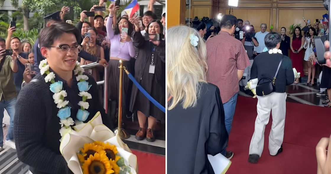 Carlos Yulo, mainit na sinalubong sa GMA Network Center Carlos Yulo, mainit na sinalubong sa GMA Network Center