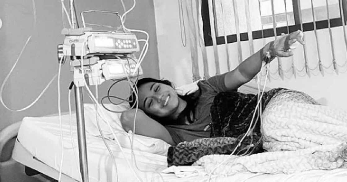 Morissette Amon at fiancé Dave Lamar, na-ospital dahil sa COVID-19 Morissette Amon at fiancé Dave Lamar, na-ospital dahil sa COVID-19