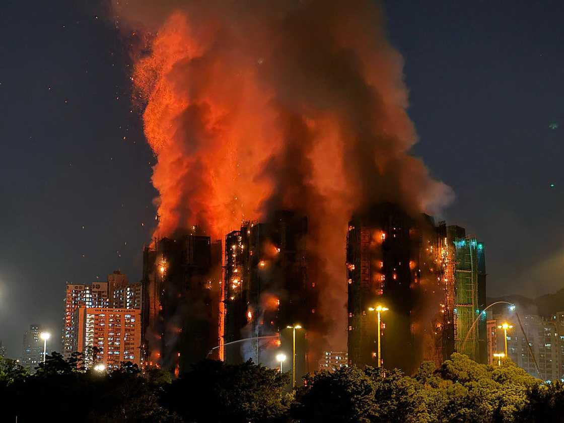 Wang Fuk Court residential estate in Hong Kong's Tai Po district on November 26, 2025 (Photo by Yan ZHAO / AFP via Getty Images) Wang Fuk Court residential estate in Hong Kong's Tai Po district on November 26, 2025 (Photo by Yan ZHAO / AFP via Getty Images)