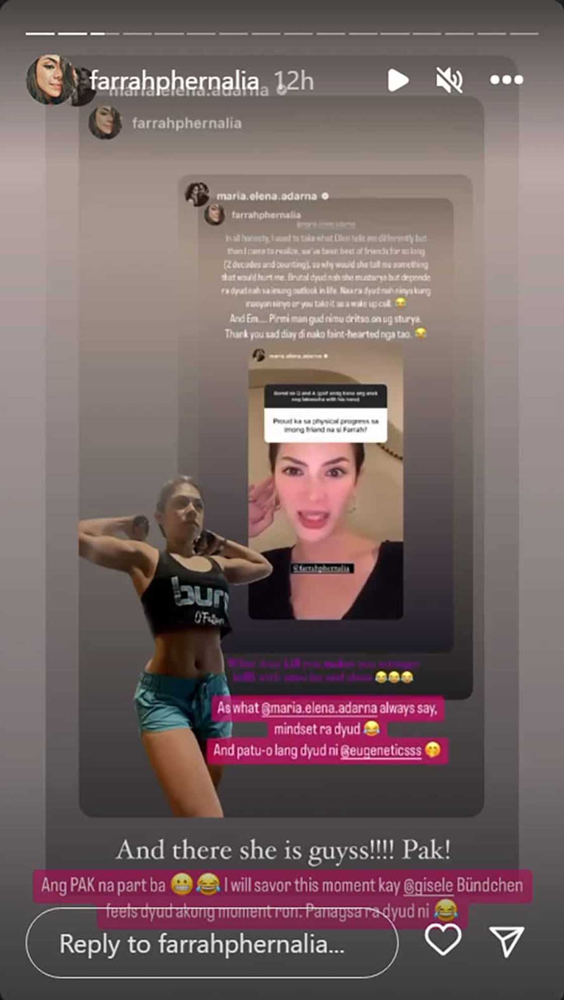 Ellen Adarna, prangka daw ani BFF na si Farrah: “Brutal yan magsalita but depende sa ‘yong outlook in life” Ellen Adarna, prangka daw ani BFF na si Farrah: “Brutal yan magsalita but depende sa ‘yong outlook in life”