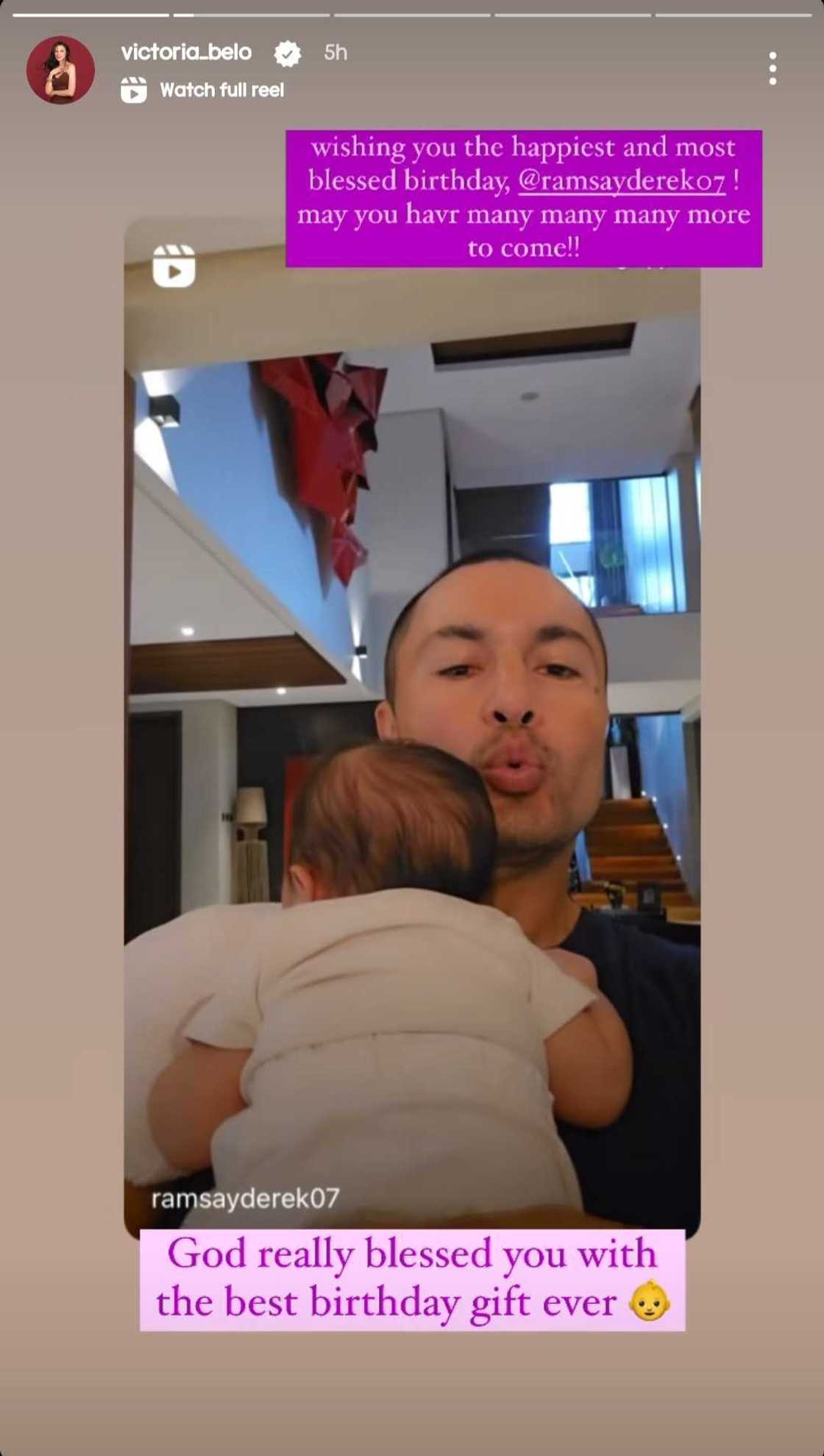 Vicki Belo writes a heartfelt birthday message for Derek Ramsay