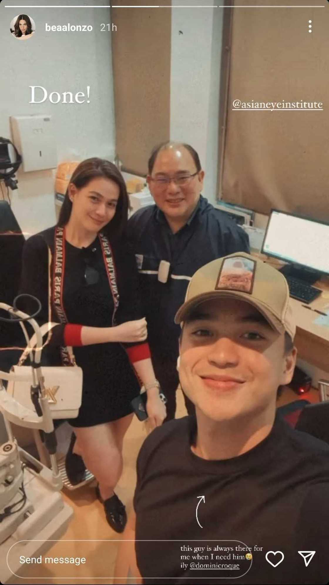 Bea Alonzo, kinailangan pumunta sa Asian Eye Institute matapos mamaga ang mata Bea Alonzo, kinailangan pumunta sa Asian Eye Institute matapos mamaga ang mata