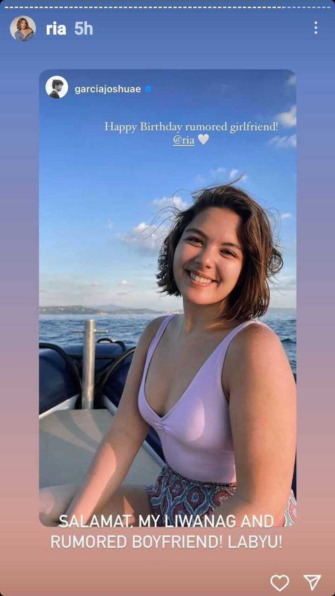 Joshua Garcia posts hilarious birthday greeting for Ria Atayde Joshua Garcia posts hilarious birthday greeting for Ria Atayde