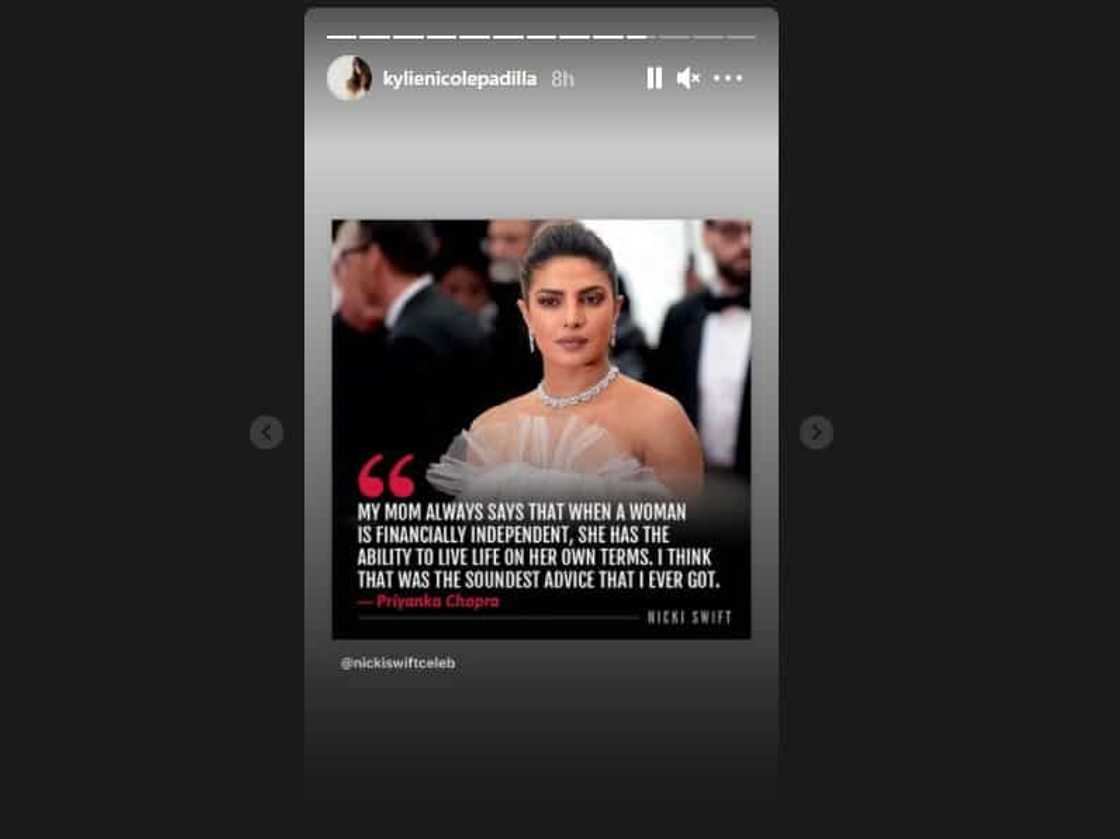 Kylie Padilla posts powerful quote about financially independent women Kylie Padilla posts powerful quote about financially independent women