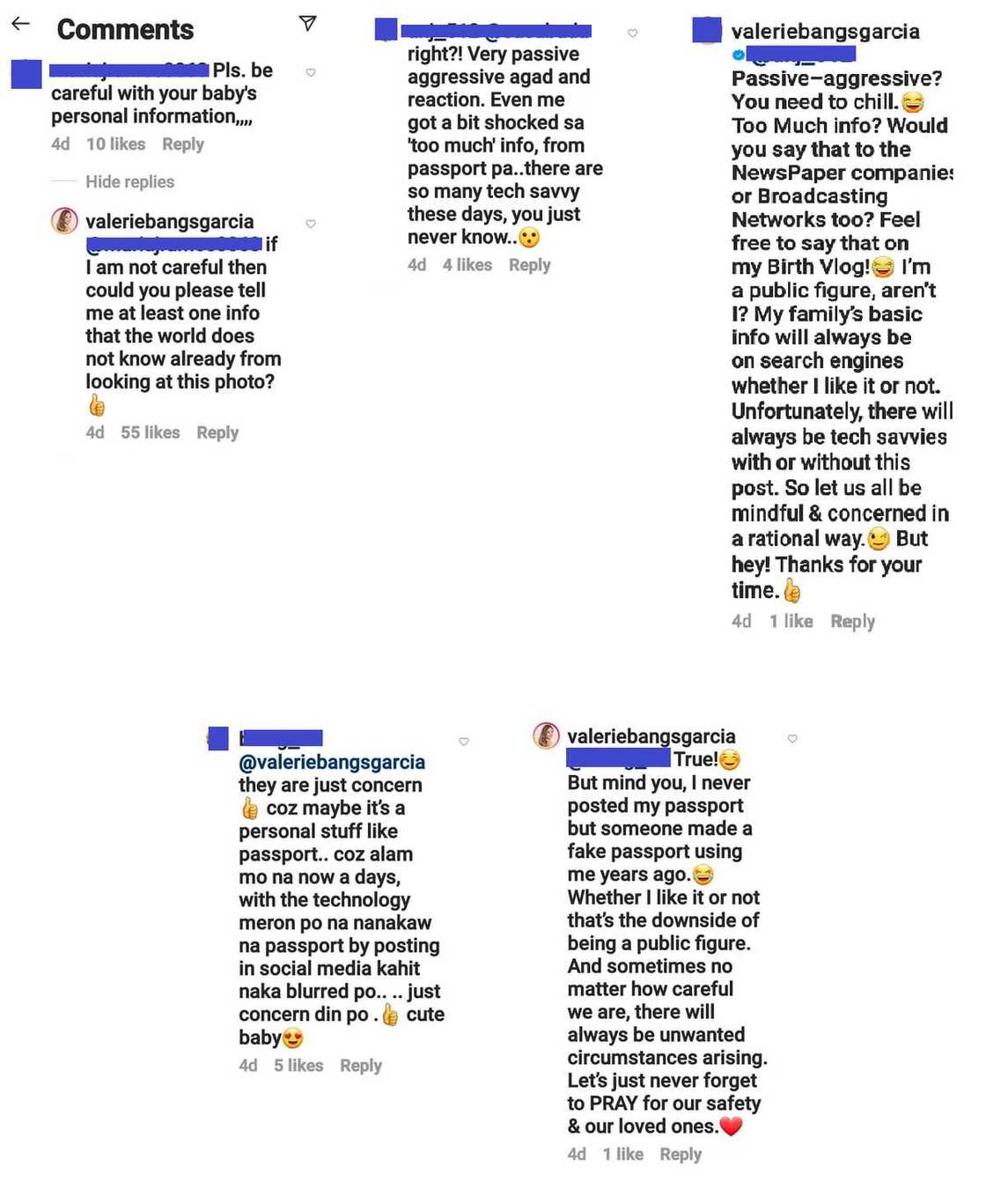Bangs Garcia slams netizens who criticize her post showing her baby's passport Bangs Garcia slams netizens who criticize her post showing her baby's passport