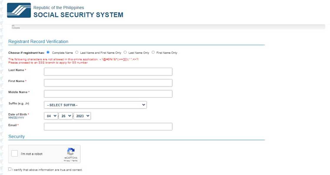 sss id requirements sss id requirements