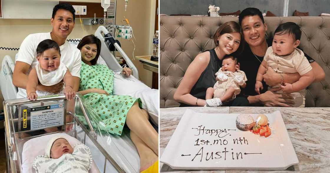 Scottie Thompson, Jinky Serrano's son Austin turns 1 month old; couple posts glimpses of celebration