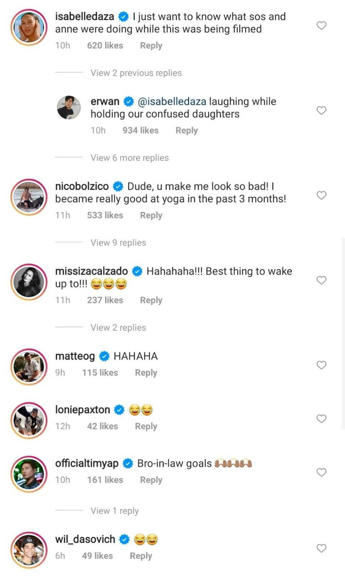 Erwan Heussaff does couple yoga with Nico; shares Anne, Solenn's reactions Erwan Heussaff does couple yoga with Nico; shares Anne, Solenn's reactions