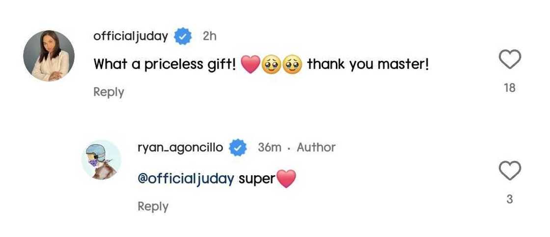 Judy Ann Santos at Ryan Agoncillo, labis ang tuwa sa natanggap na gift mula kay Joey de Leon Judy Ann Santos at Ryan Agoncillo, labis ang tuwa sa natanggap na gift mula kay Joey de Leon