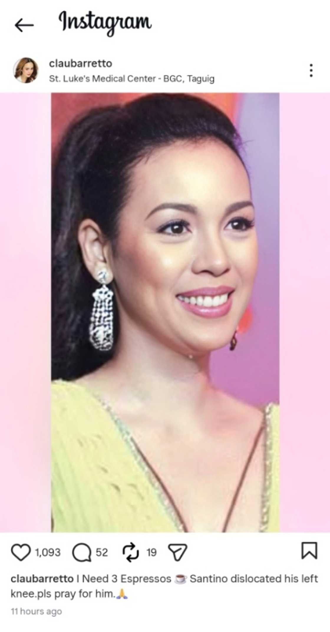 Claudine Barretto, humihingi ng dasal para sa anak niyang si Santino Claudine Barretto, humihingi ng dasal para sa anak niyang si Santino