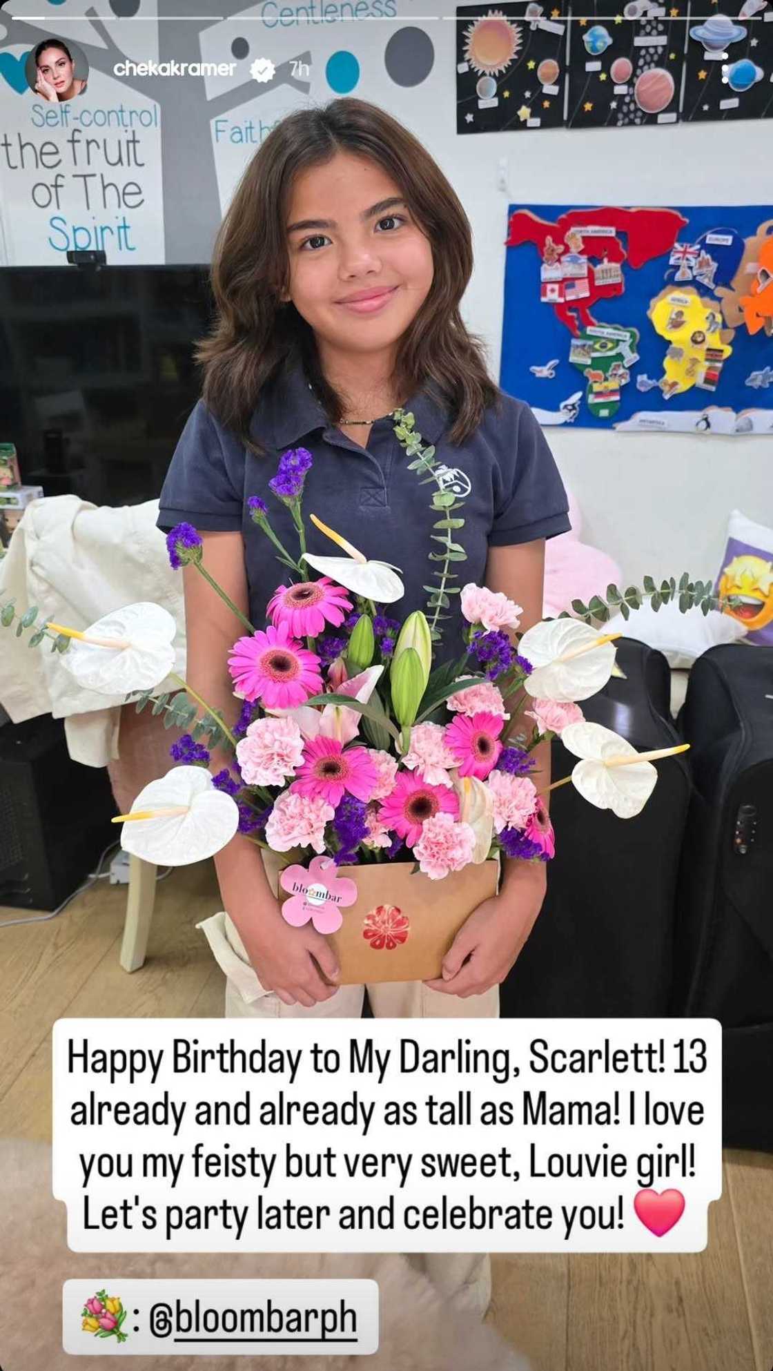 Cheska Garcia, may cute at sweet na pagbati kay Scarlett sa kaarawan nito Cheska Garcia, may cute at sweet na pagbati kay Scarlett sa kaarawan nito