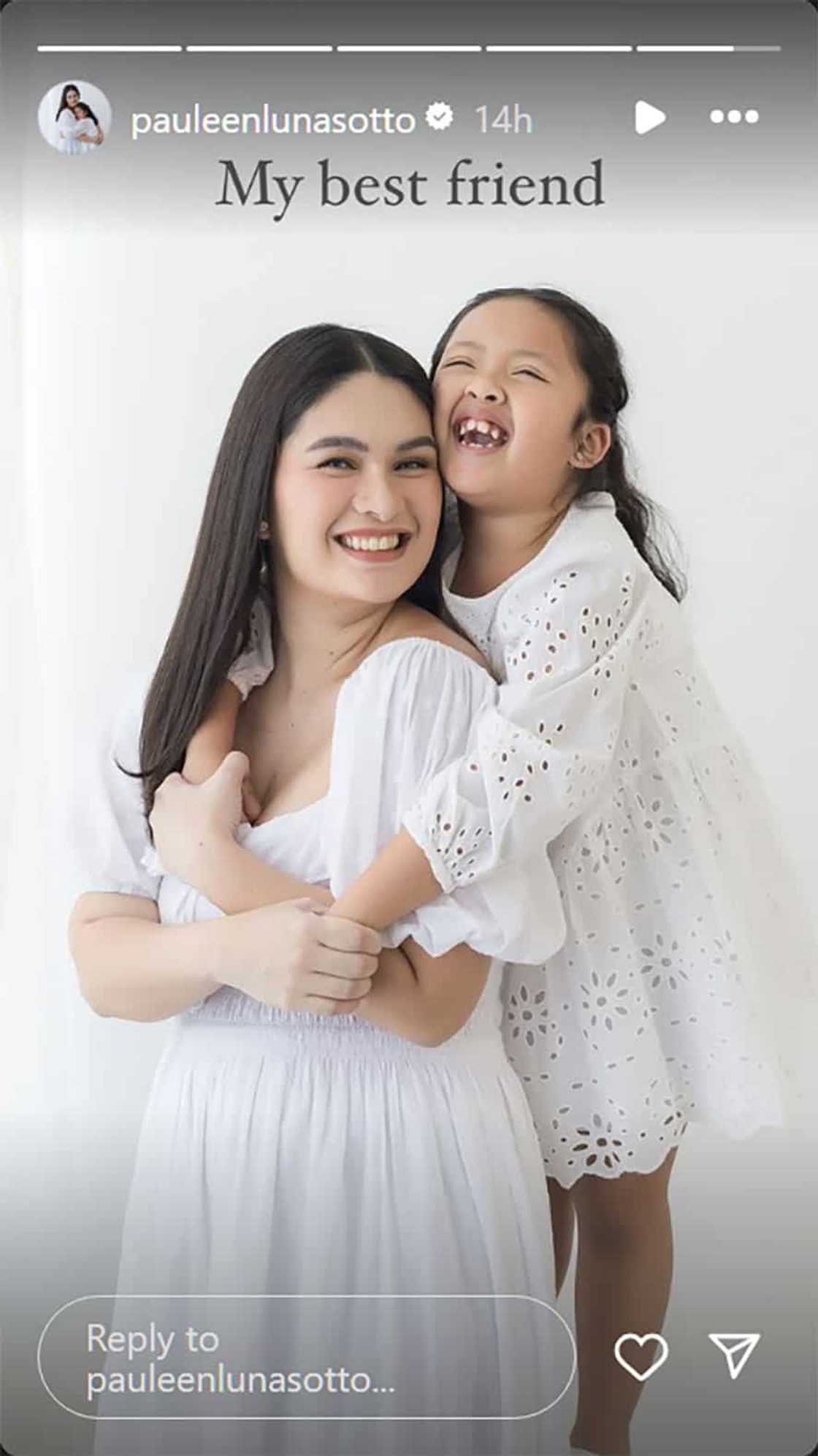 Pauleen Luna-Sotto, tinawag na best friend ang anak na si Tali: “My best friend"