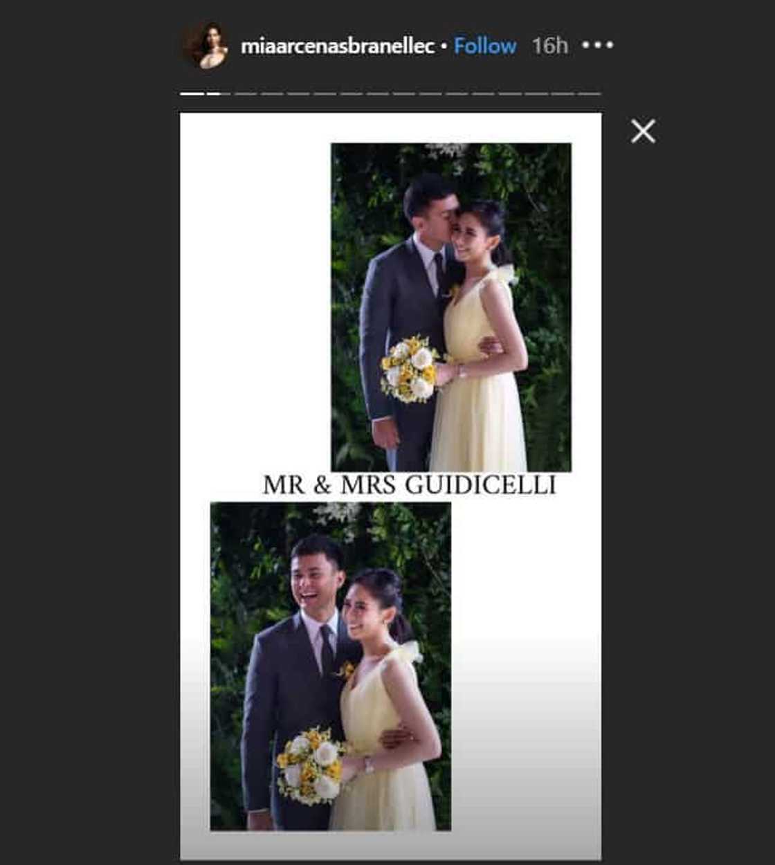 Matteo Guidicelli's cousin posts pictures of the newlywed couple Matteo Guidicelli's cousin posts pictures of the newlywed couple