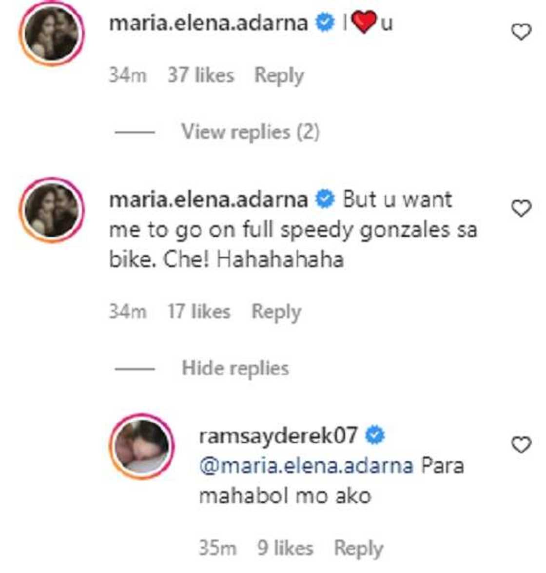 Ellen Adarna, pabirong binara ang sweet post ni Derek Ramsay para sa kanya Ellen Adarna, pabirong binara ang sweet post ni Derek Ramsay para sa kanya