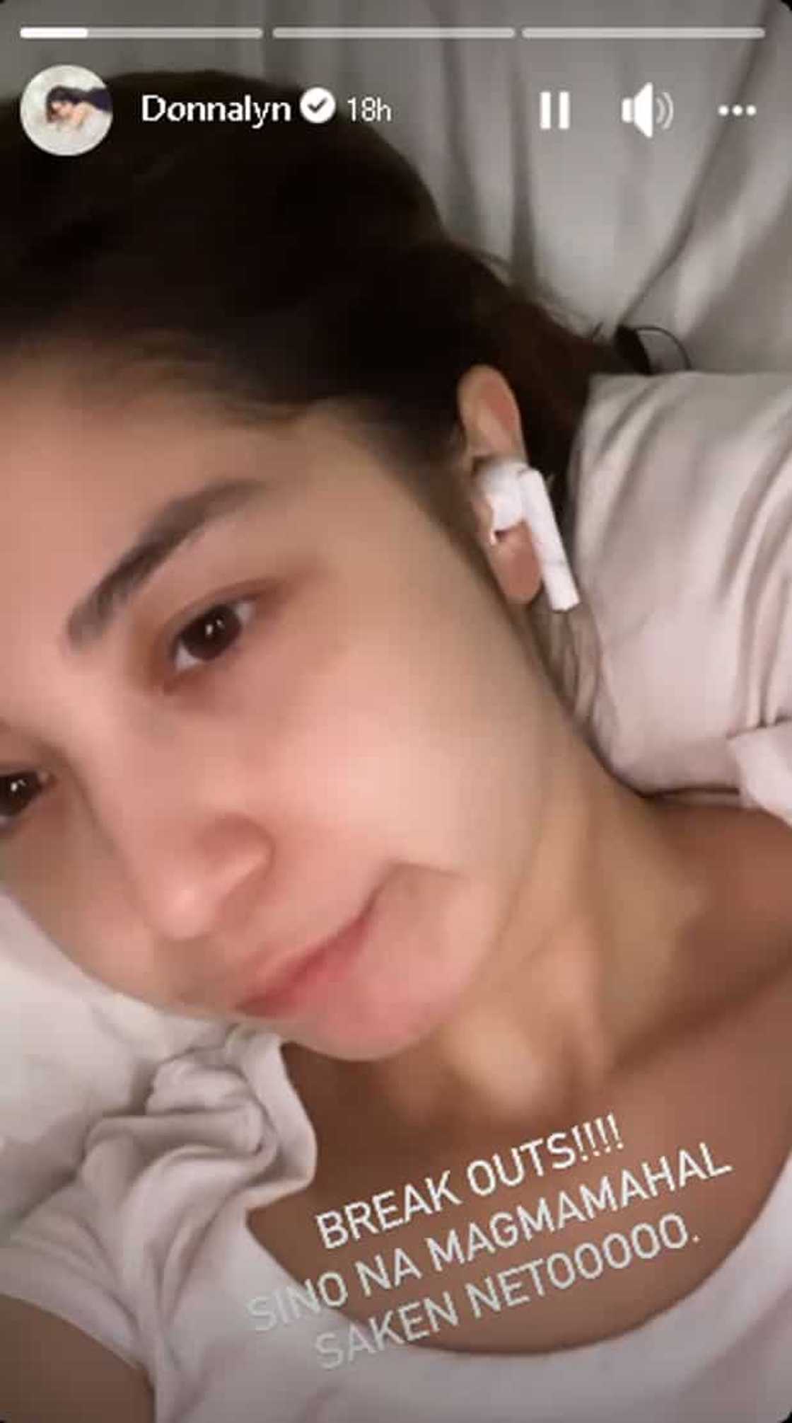 Donnalyn Bartolome sadly asks: "Sino magmamahal sakin neto?" Donnalyn Bartolome sadly asks: "Sino magmamahal sakin neto?"