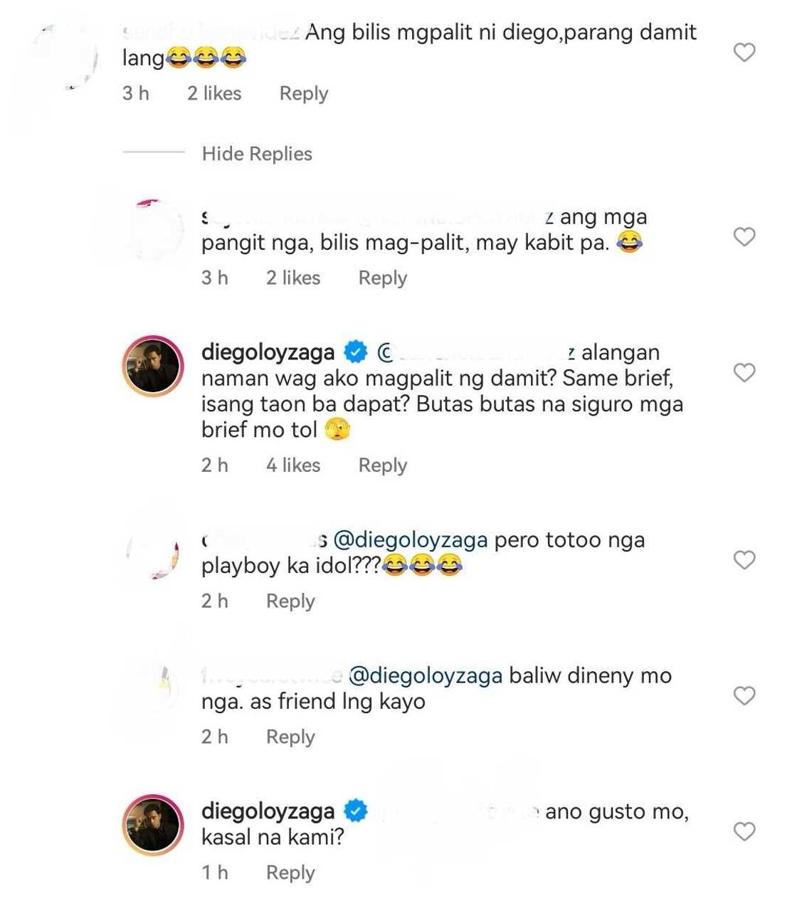 Diego Loyzaga teases netizens who said he & Franki Russell seem to have similar tattoos Diego Loyzaga teases netizens who said he & Franki Russell seem to have similar tattoos