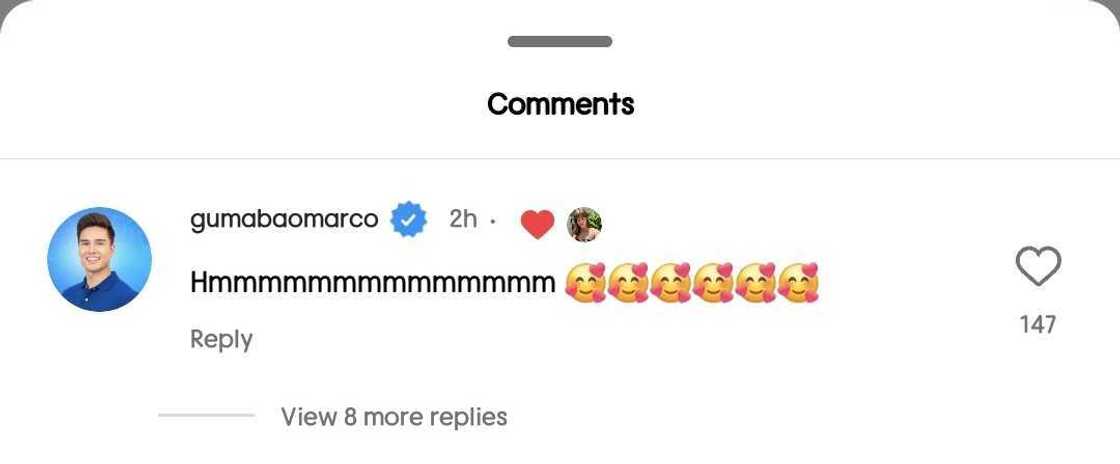 Marco Gumabao, napa-comment sa "I love life" na post ni Sue Ramirez