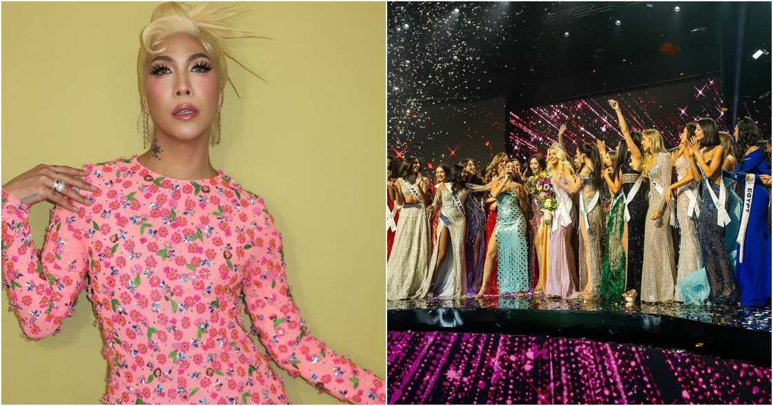 Vice Ganda/@praybeytbenjamin on Instagram
Miss Universe/@missuniverse on Instagram Vice Ganda/@praybeytbenjamin on Instagram
Miss Universe/@missuniverse on Instagram