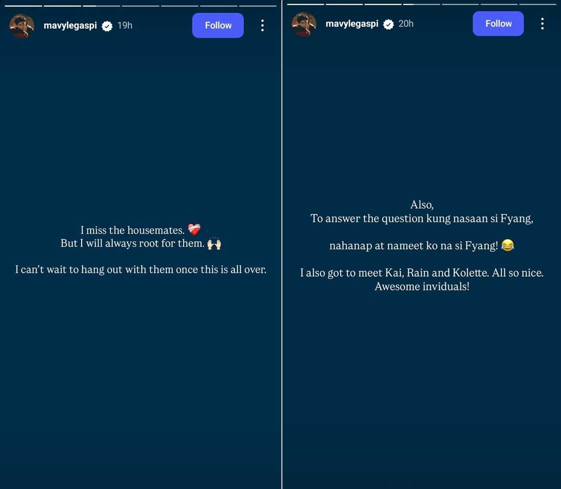 Mavy Legaspi, nag-reflect sa pagiging 'PBB host-mate' niya; may mensahe kay Ashley Ortega Mavy Legaspi, nag-reflect sa pagiging 'PBB host-mate' niya; may mensahe kay Ashley Ortega