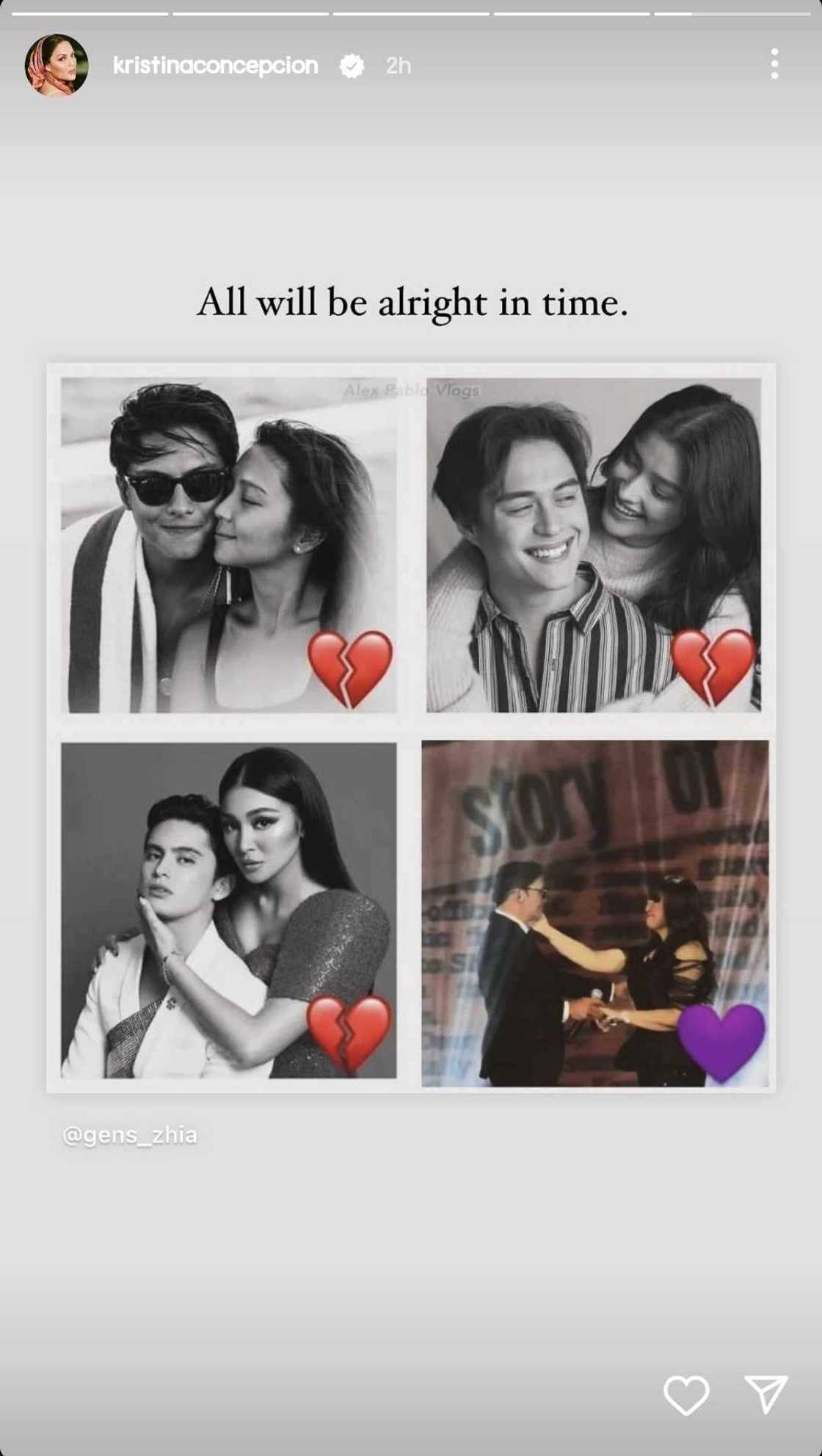 KC Concepcion, nag-iwan ng mensahe sa mga sikat na love teams sa Pinas KC Concepcion, nag-iwan ng mensahe sa mga sikat na love teams sa Pinas