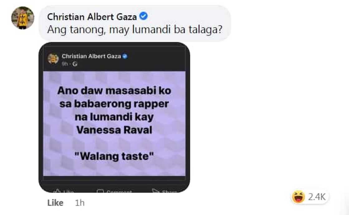 Xian Gaza on Vanessa Raval and Skusta Clee: “bagay kayo”