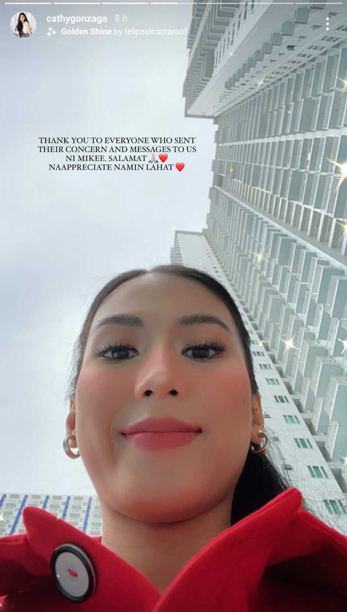 Alex Gonzaga thanks everyone who sent messages and showed concern to her and Mikee Morada Alex Gonzaga thanks everyone who sent messages and showed concern to her and Mikee Morada
