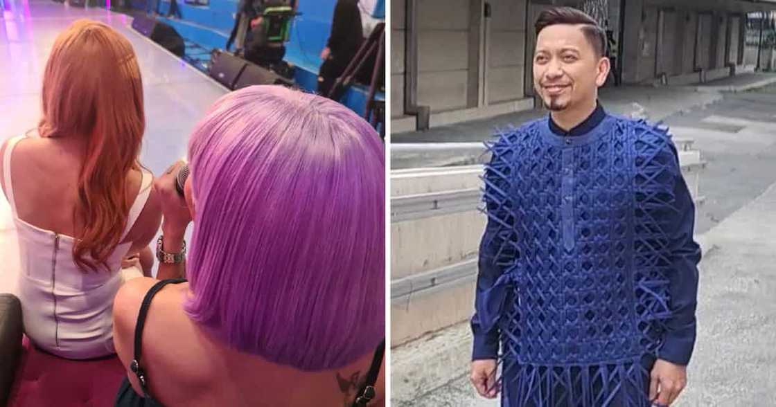 Jhong Hilario, pabirong tinawag-pansin sa isang post ang buhok ni Anne at Vice: “Leche Flan or Ube?” Jhong Hilario, pabirong tinawag-pansin sa isang post ang buhok ni Anne at Vice: “Leche Flan or Ube?”