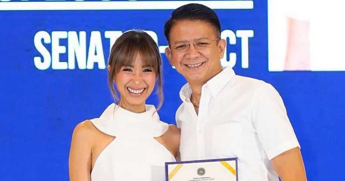 Heart Evangelista congratulates returning senator Chiz Escudero in a post Heart Evangelista congratulates returning senator Chiz Escudero in a post