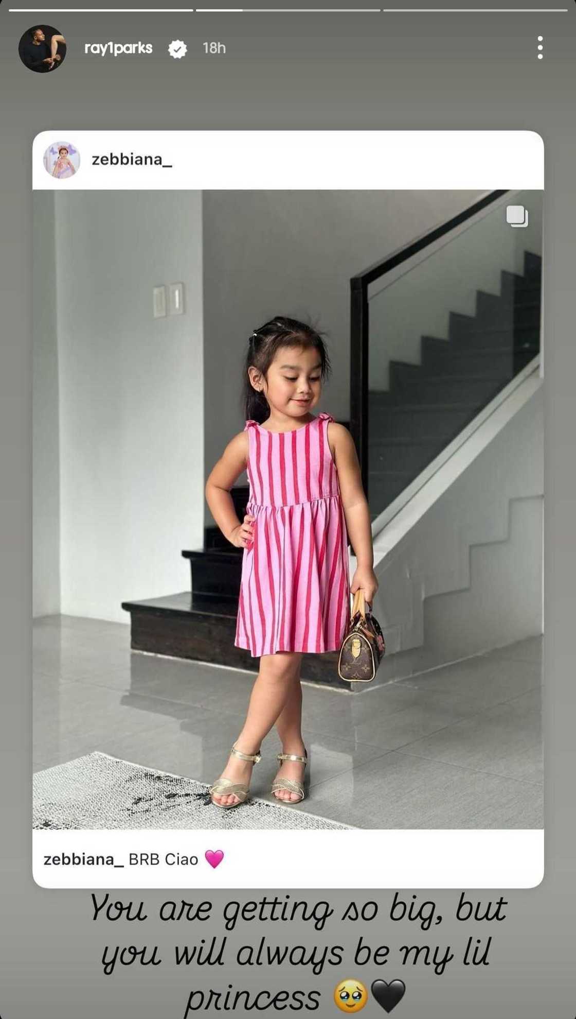 Ray Parks, may nakakaantig na reaksyon kay Bia: "My lil princess" Ray Parks, may nakakaantig na reaksyon kay Bia: "My lil princess"
