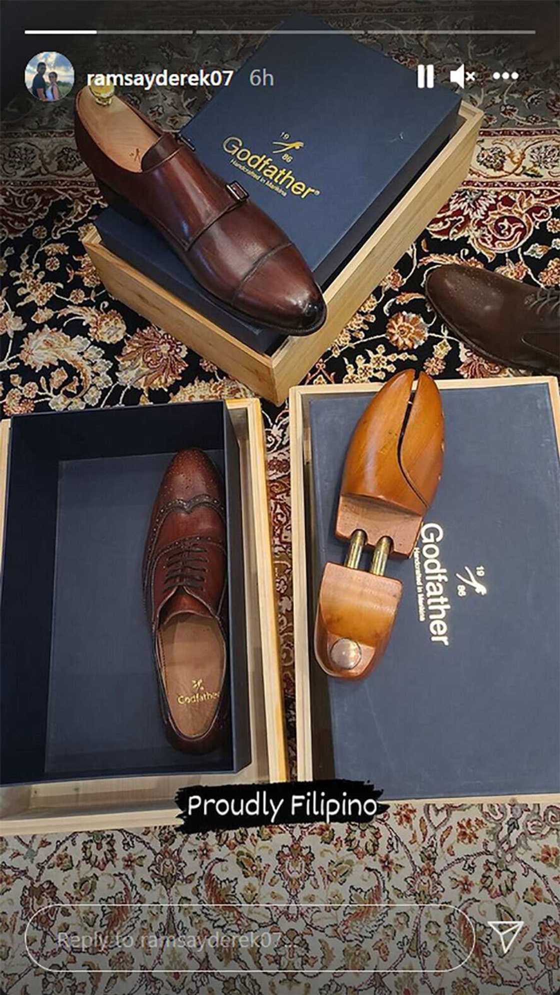 Derek Ramsay, ibinida ang mga design ng sapatos na pinagpipilian para gamitin sa wedding day Derek Ramsay, ibinida ang mga design ng sapatos na pinagpipilian para gamitin sa wedding day