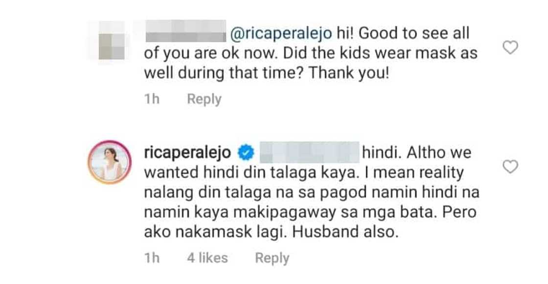 Rica Peralejo, nagpaliwanag sa netizen na kumwestiyon sa di niya pag-isolate Rica Peralejo, nagpaliwanag sa netizen na kumwestiyon sa di niya pag-isolate