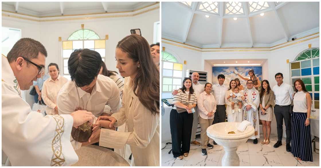 Baby Leon, bininyagan na: Megan Young at Mikael Daez, ibinahagi ang espesyal na moment Baby Leon, bininyagan na: Megan Young at Mikael Daez, ibinahagi ang espesyal na moment