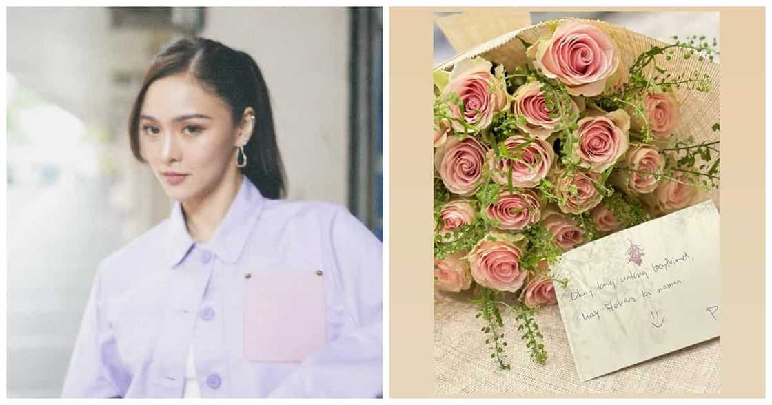 Kim Chiu, ibinida ang flowers na padala ni 'P' sa kanya sa social media Kim Chiu, ibinida ang flowers na padala ni 'P' sa kanya sa social media