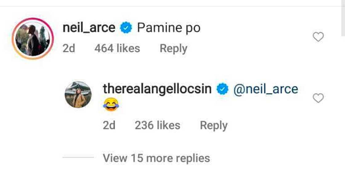 Netizens, kinilig sa reaksyon ni Neil Arce sa viral photo ni Angel Locsin: "Pamine po" Netizens, kinilig sa reaksyon ni Neil Arce sa viral photo ni Angel Locsin: "Pamine po"