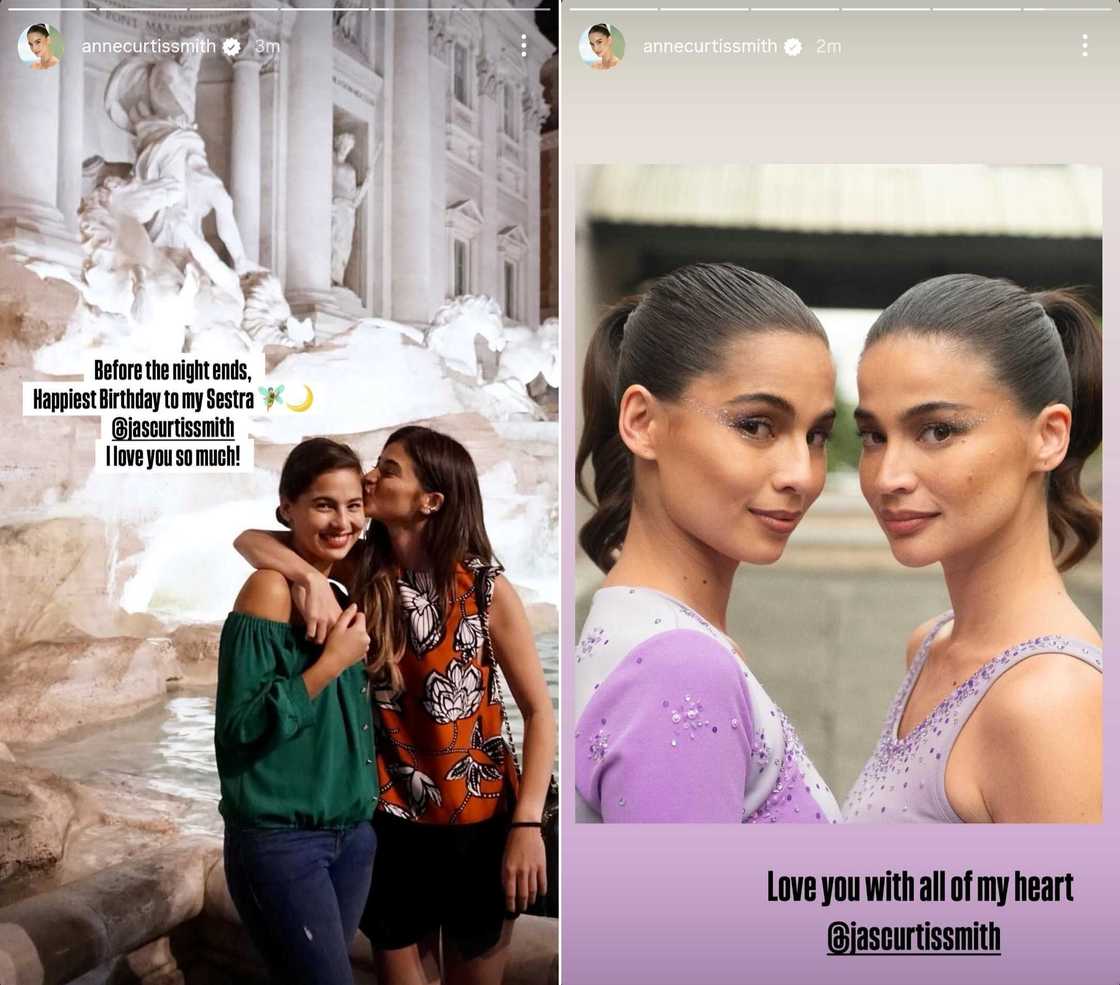 Anne Curtis, may sweet na birthday post para sa kanyang 'sestra' na si Jasmine