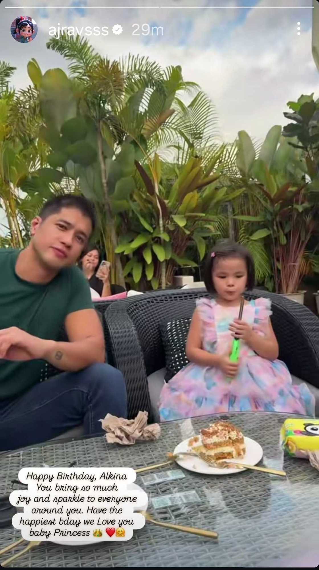 AJ Raval sweetly greets daughter Alkina on her birthday; thanks Aljur Abrenica for the present AJ Raval sweetly greets daughter Alkina on her birthday; thanks Aljur Abrenica for the present